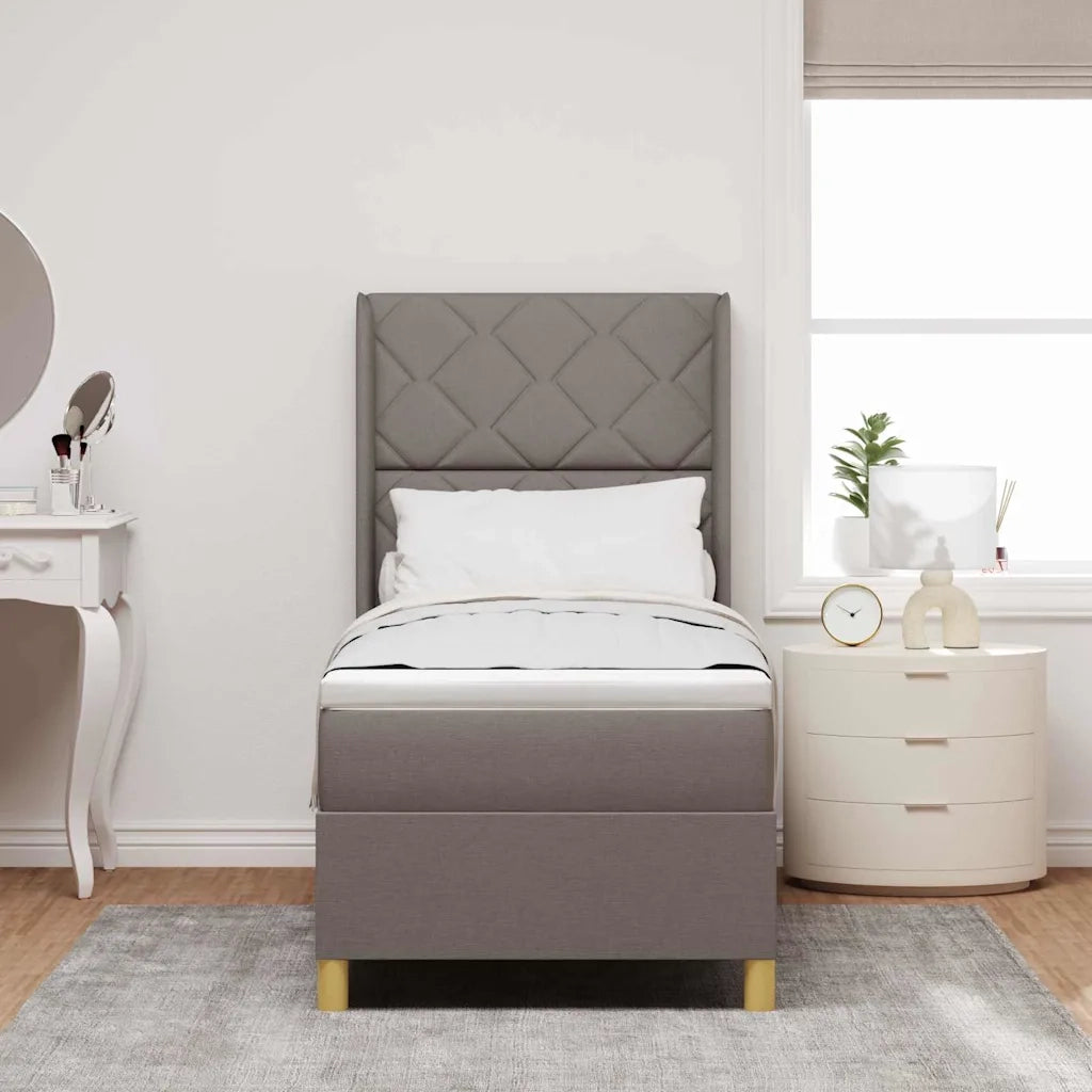 Letto a molle con materasso Talpa 140 x 200 cm Tessuto
