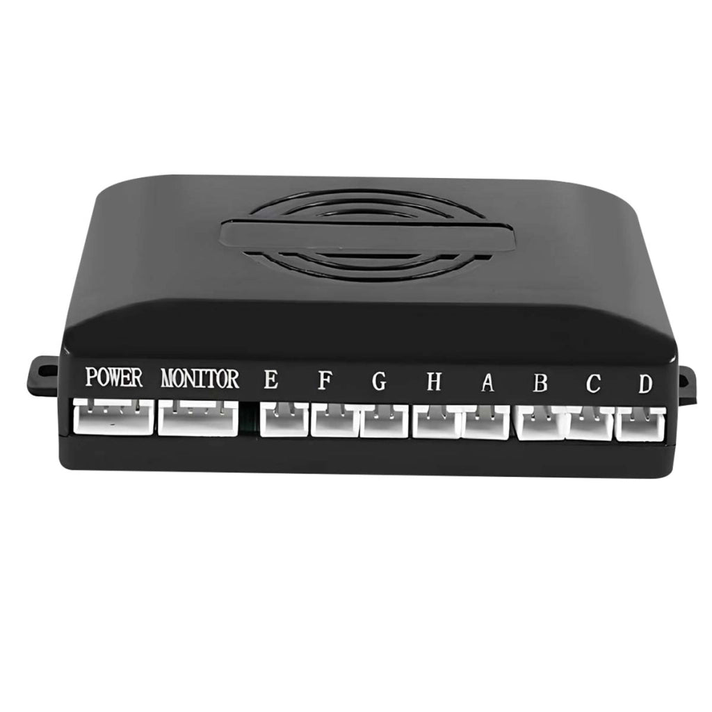 Sistema di sensori di parcheggio 8 sensori con display LED e allarme sonoro Nero Avizar