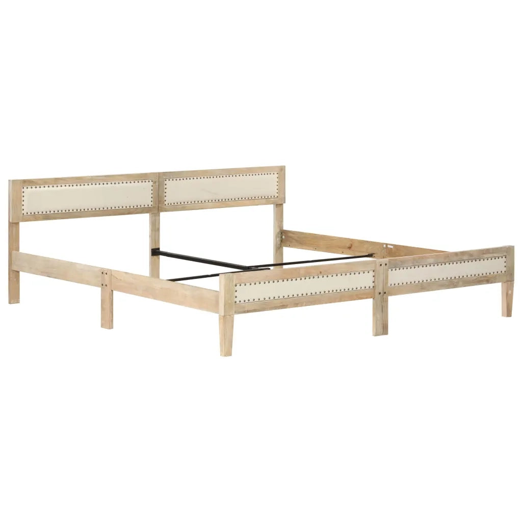 Giroletto-Struttura Letto in Legno Massello di Mango 200 cm 456589