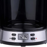 Macchina da Caffè con Filtro Caffettiera 1000 W Caraffa da 1,5 Litri 12 Tazzine