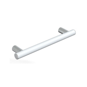 Maniglia di sicurezza bianca opaca con dettagli cromati - Serie Mia