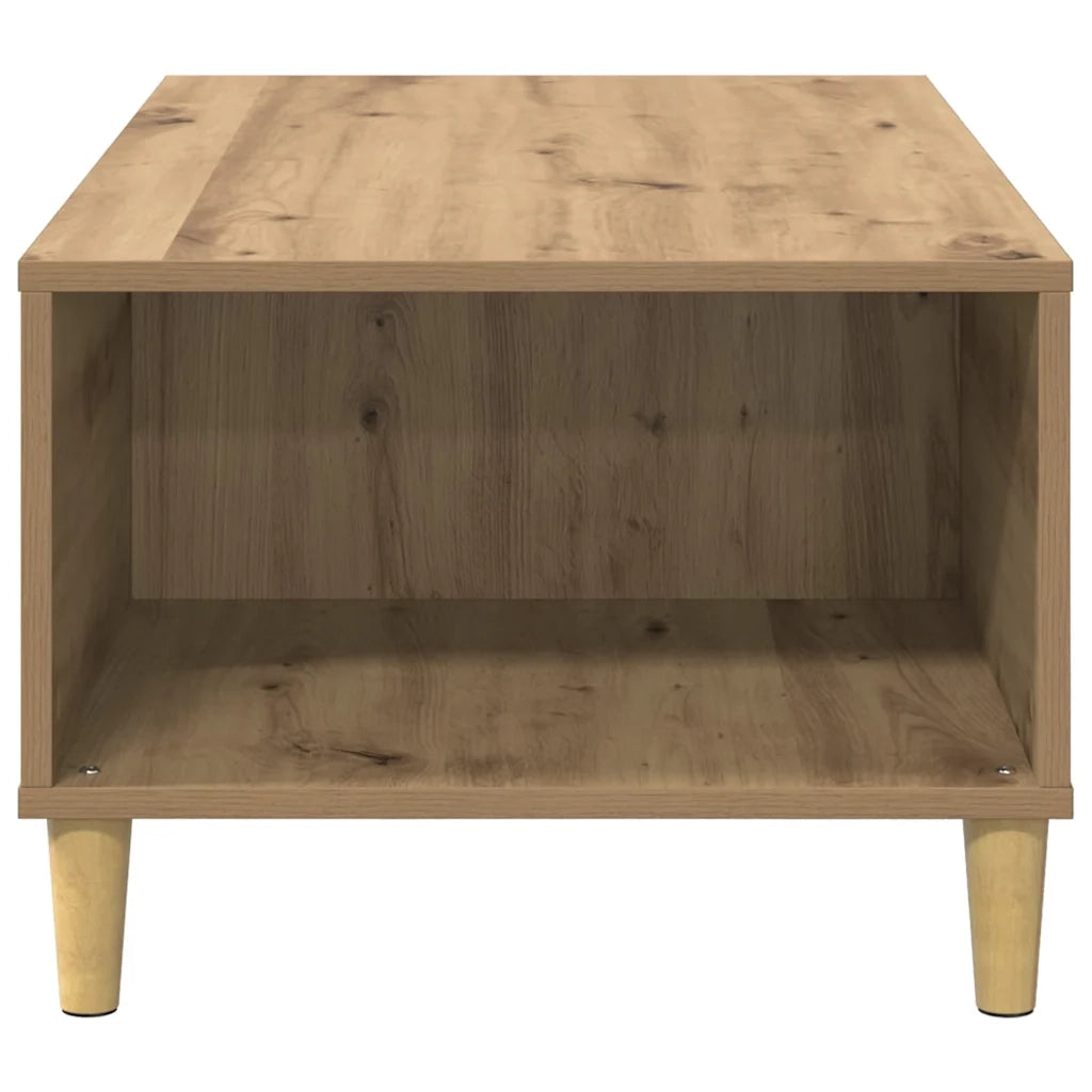 Tavolino da salotto Rovere artigianale 90 x 50 x 35 cm