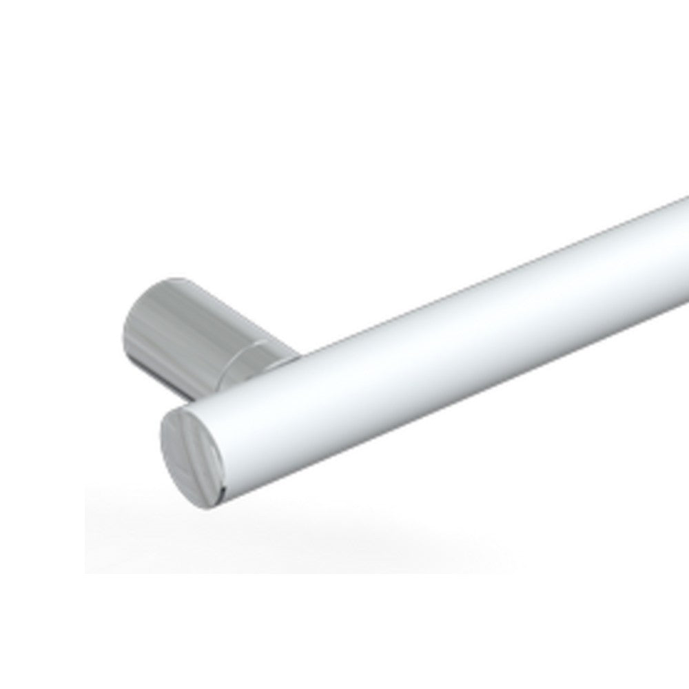 Maniglia di sicurezza bianca opaca con dettagli cromati - Serie Mia