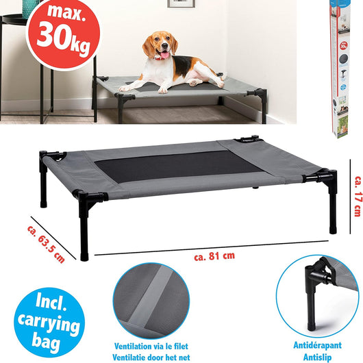 Letto Cuccia per Cani Lettino Animali Domestici con Borsa per Trasporto Max 30kg