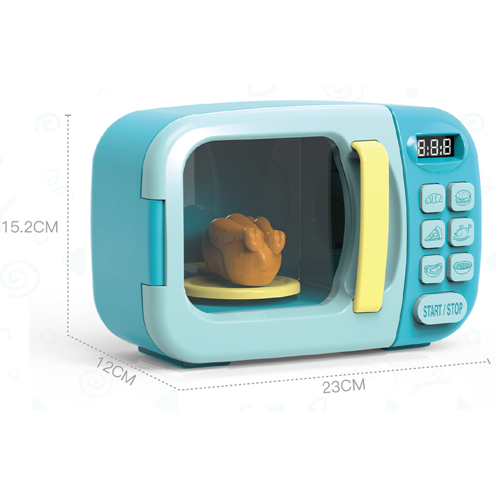 Forno a Microonde Giocattolo con Luci e Suoni Realistici Idea Regalo per Bambini