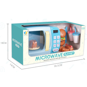 Forno a Microonde Giocattolo con Luci e Suoni Realistici Idea Regalo per Bambini
