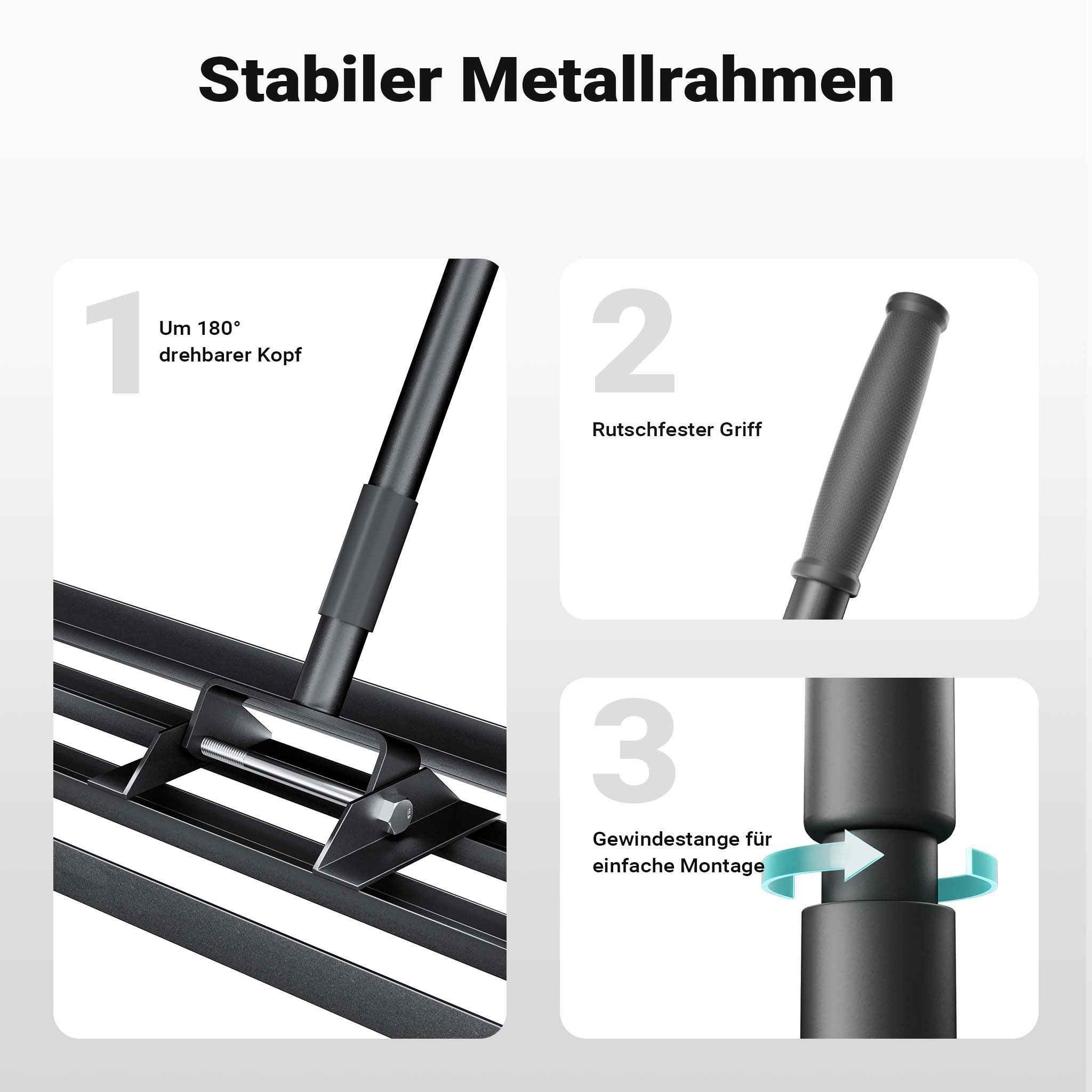 Rastrello livellatore in alluminio 120 x 25 cm, per livellamento e sabbiatura di terreni prati