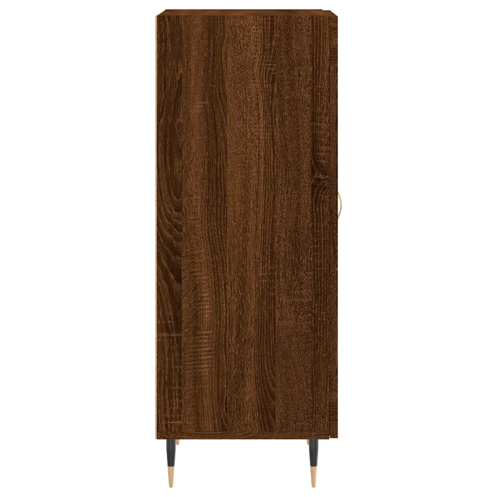 Credenza Rovere Marrone 34,5x34x90 cm in Legno Multistrato 830427