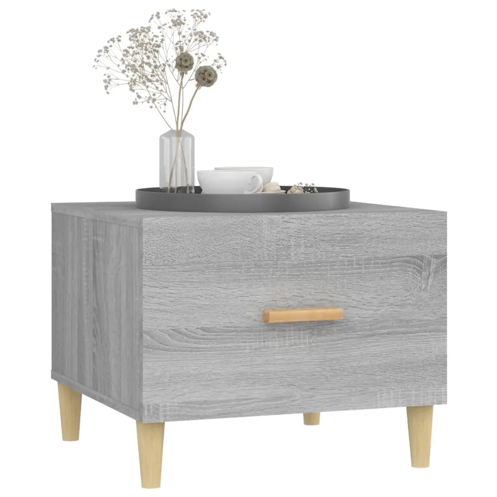 Tavolini Salotto 2pz Grigio Sonoma 50x50x40cm Legno Multistrato 817534