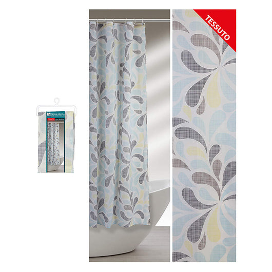 Tenda Doccia da Bagno con Ganci Fantasia Gocce Colorate Formato: 240 x 200 cm