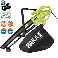 Aspiratore per foglie Trituratore e Soffiatore Elettrico 3000W Aspirafoglie 3in1