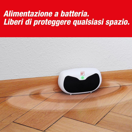 SCACCIA TOPI AD ULTRASUONI A BATTERIA