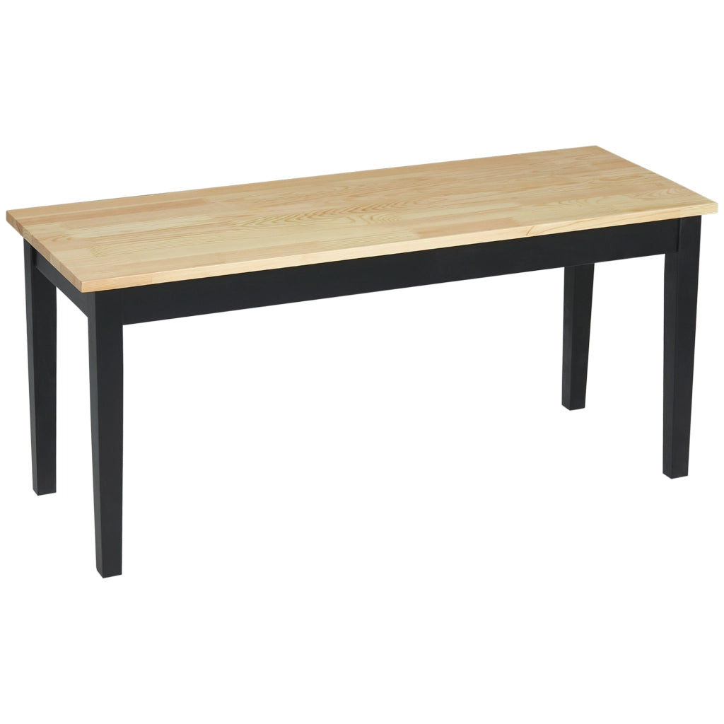 PANCA 2 posti in pino 102x36x45 cm naturale