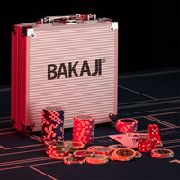 Set Valigetta Poker 100 Chip Fiches in Alluminio 2 Mazzi Texas Hold'em Blackjack