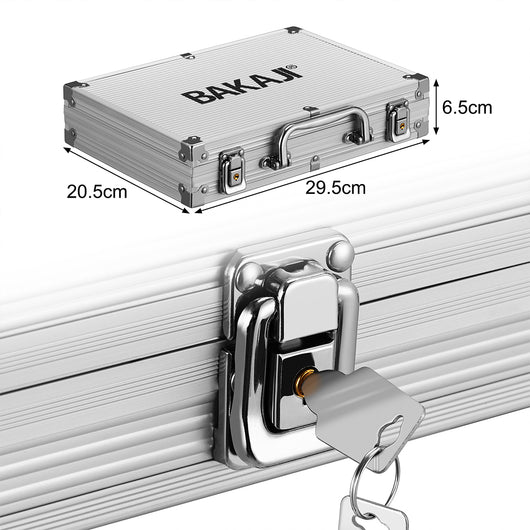 Set Valigetta Poker 200 Chip Fiches in Alluminio 2 Mazzi Texas Hold'em Blackjack