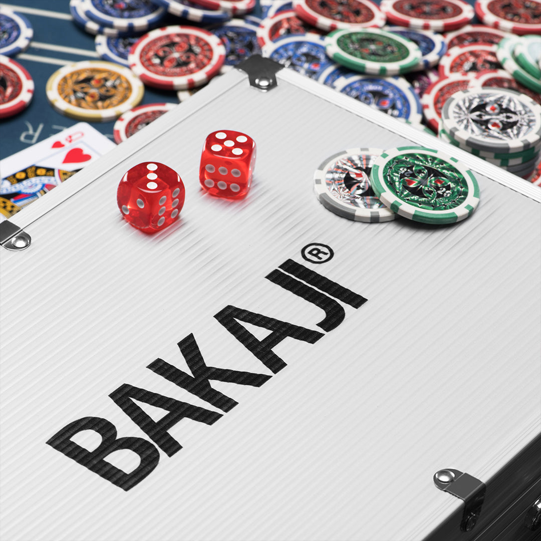 Set Valigetta Poker 200 Chip Fiches in Alluminio 2 Mazzi Texas Hold'em Blackjack