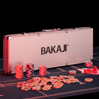 Set Valigetta Poker 500 Chip Fiches in Alluminio 2 Mazzi Texas Hold'em Blackjack