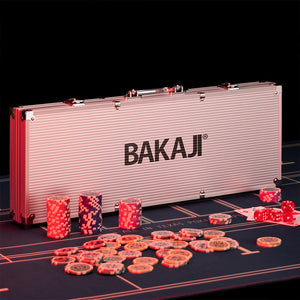 Set Valigetta Poker 500 Chip Fiches in Alluminio 2 Mazzi Texas Hold'em Blackjack