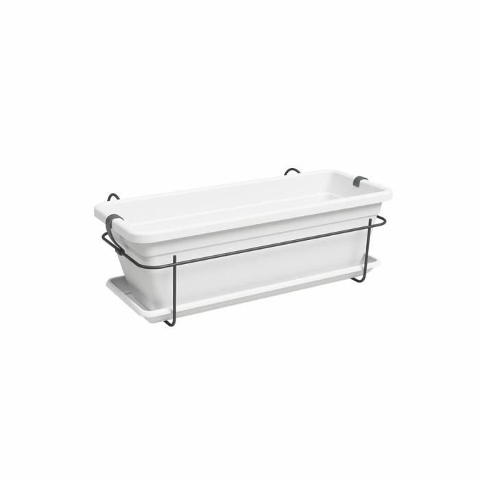 Giardiniera - ARTEVASI - KIT balcone VENEZIA - 50 ma - Bianco