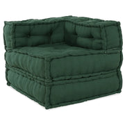 Divano | Divano da soggiorno | Sofa Componibile Verde 70x70x54 in Tessuto