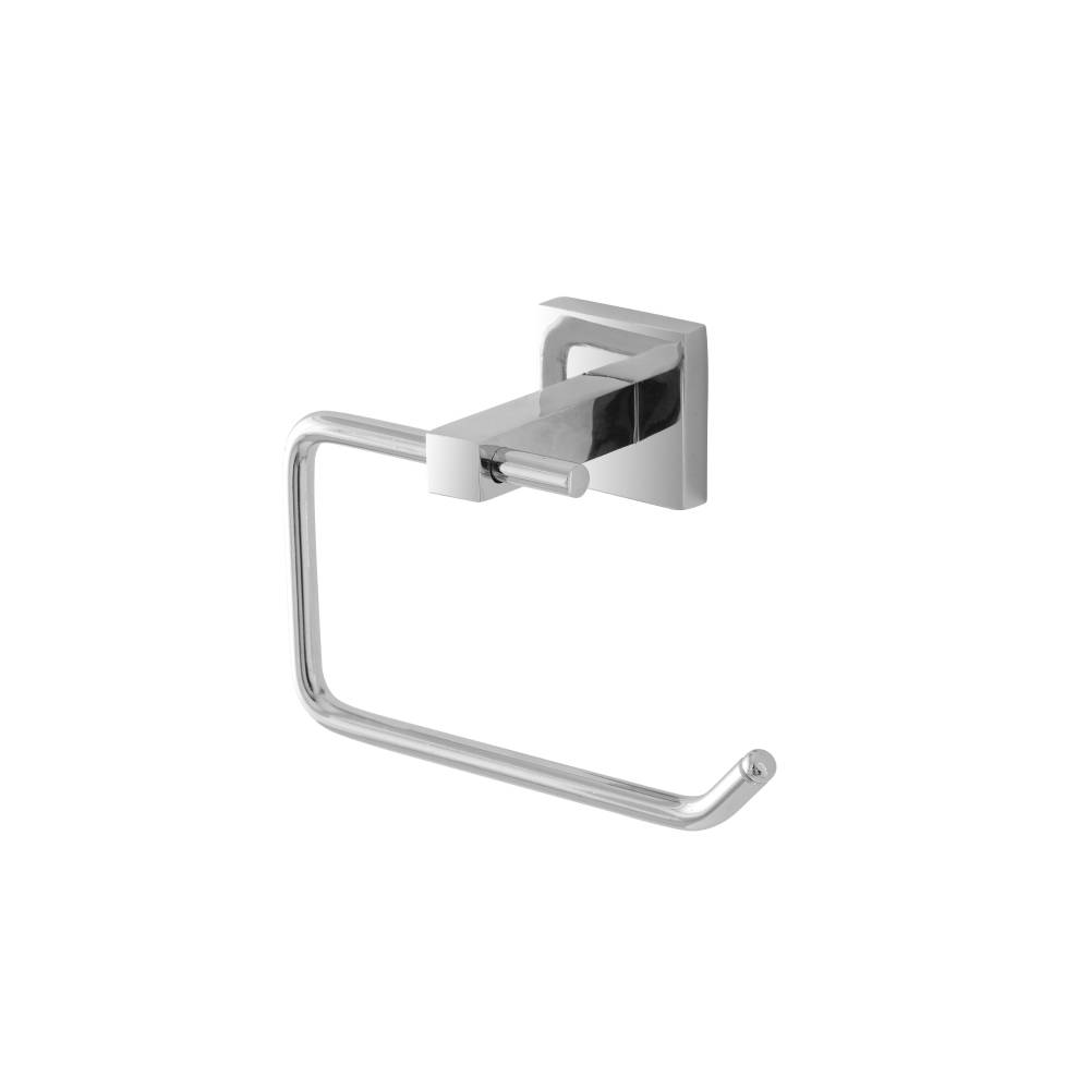 Porta Rotolo da Bagno Carta Igienica Cromo Semplice Rock