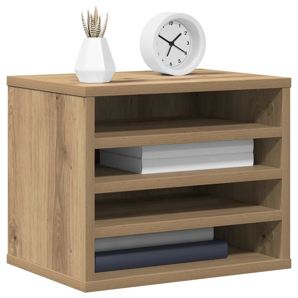 Organizzatore da scrivania Rovere artigianale 36 x 26 x 29,5 cm CFW1072756
