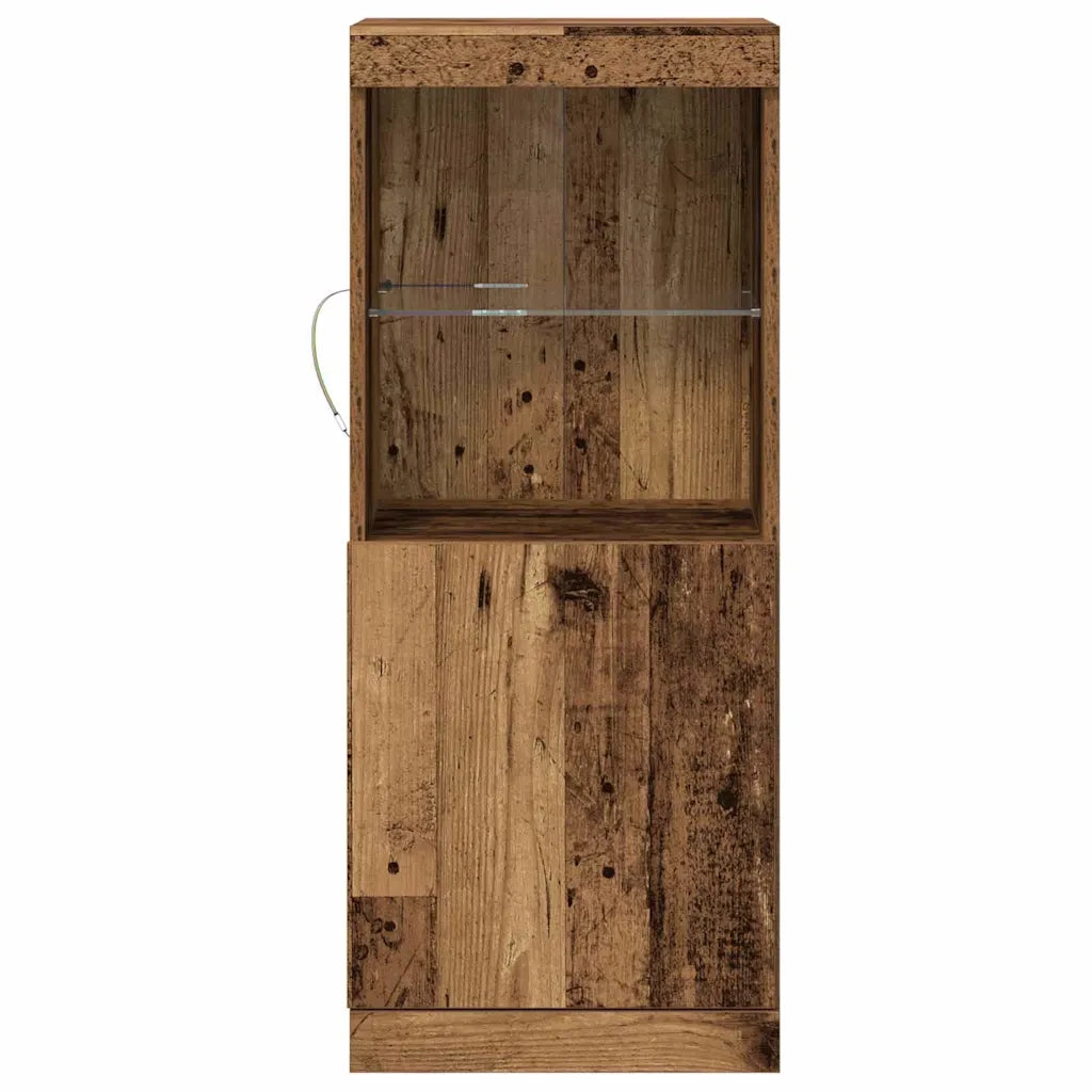 Madia LED Legno vecchio 41 x 37 x 100 cm Legno multistrato 863039