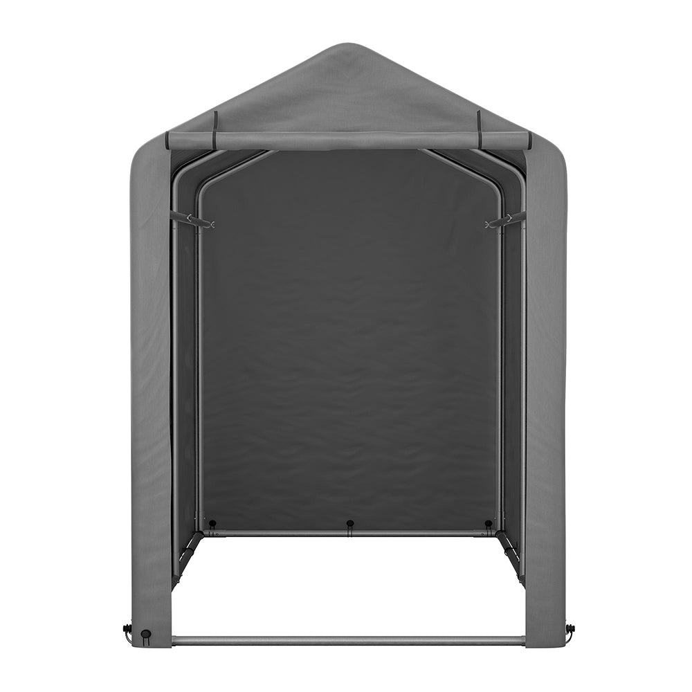 Capanno per biciclette e attrezzi - Xylo - 187x100x160 cm - Grigio scuro - Per giardino e garage