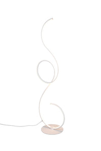 Piantana da Interno a LED in Metallo Bianco Opaco