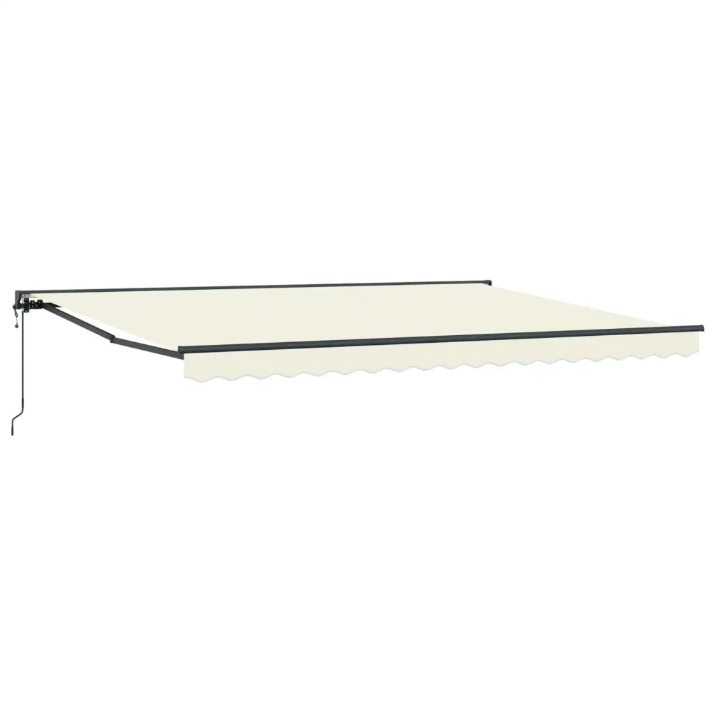 Tettuccio Elettrico Retrattile Crema e Antracite 5 × 3,5 m 3421219