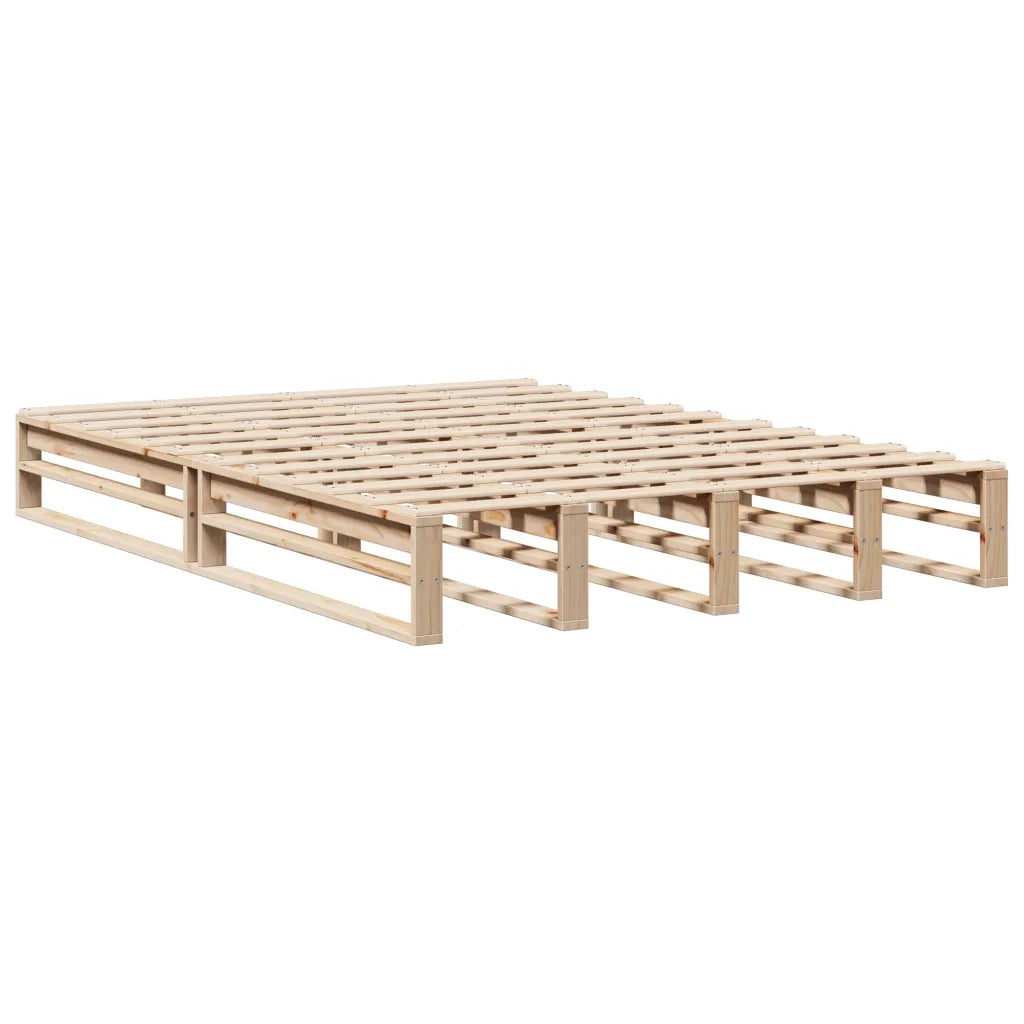 Letto senza Materasso 120x190 cm in Legno Massello di Pino 850863