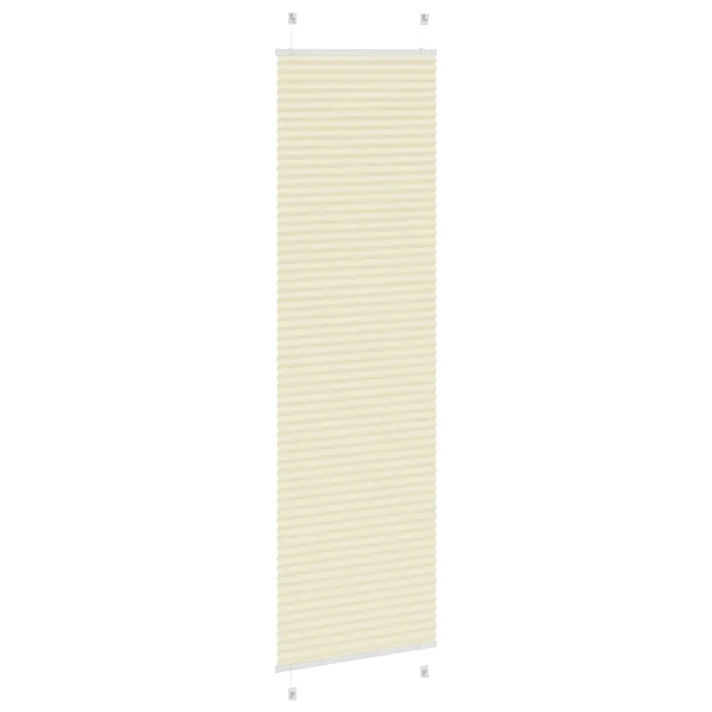 Tenda Plissettata Crema 55x200 cm Larghezza Tessuto 54,4 cm 4015304