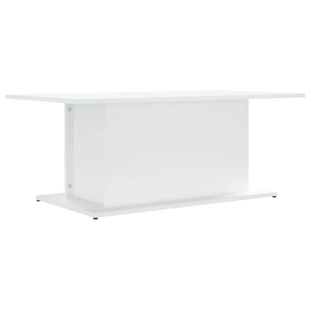 Tavolino da salotto | Tavolino da caff¨¨ | Tavolino da Soggiorno Bianco 102x55,5x40 cm in Truciolato