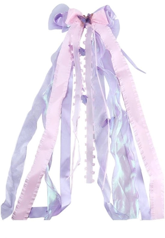 Zaino per la prima giornata scolastica - Decorazione unica - Striscia decorativa - 60 x 20 cm - Striscia decorativa con disegno di farfalla