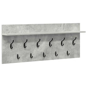 Appendiabiti a muro Grigio cemento 100 x 40 x 12 cm CFW7342184