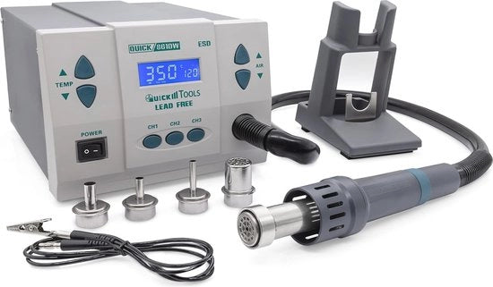 Stazione di saldatura digitale professionale 1000W con regolazione di temperatura 100-500°C e funzione di raffreddamento automatico