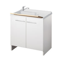 Lavatoio 80x50 cm bianco - Serie Magica