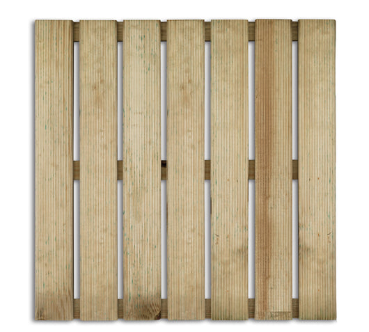 Mattonella Pino Impr. 7 Listelli Zigrinati 50X50X2,8 Cm Impr. Pefc