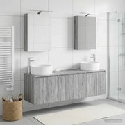 Set di Armadi da Bagno 5 pcs Sonoma grigio Legno ingegnerizzato 3406556
