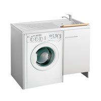 Lavatoio 109x60 cm bianco versione destra - Serie Magica