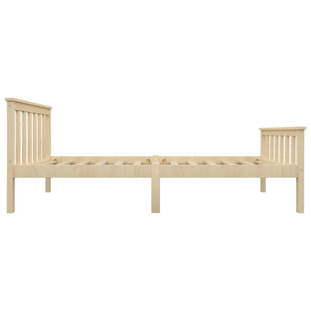 Giroletto senza Materasso Naturale 100x200 cm in Legno di Pino 283221