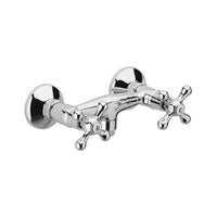 Rubinetto doccia a muro con vitoni ceramici senza doccia - serie liberty