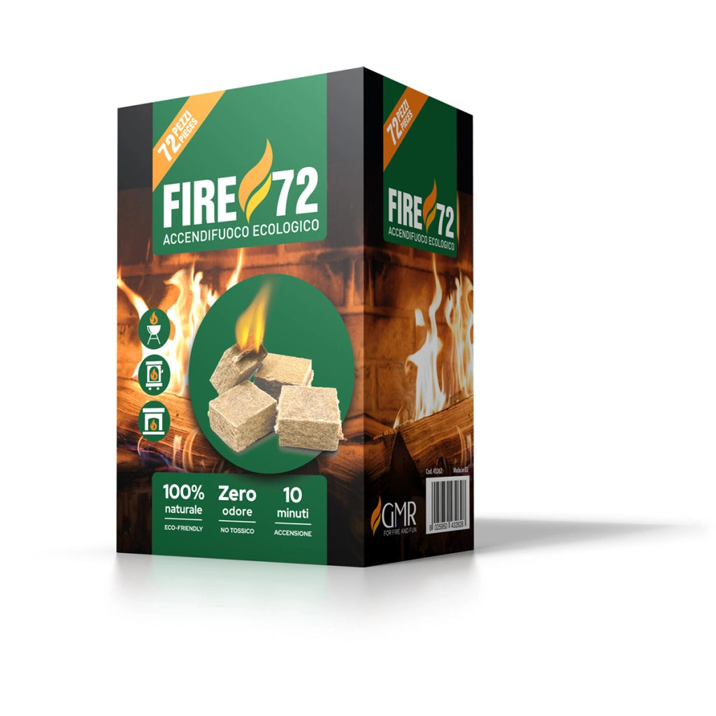 ACCENDIFUOCO ECOLOGICO FIRE72- senza- pezzi 1
