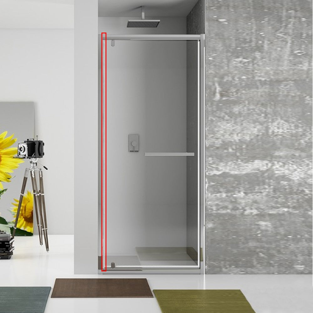 Guarnizione di ricambio verticale per anta battente 67-71 cm New Plus