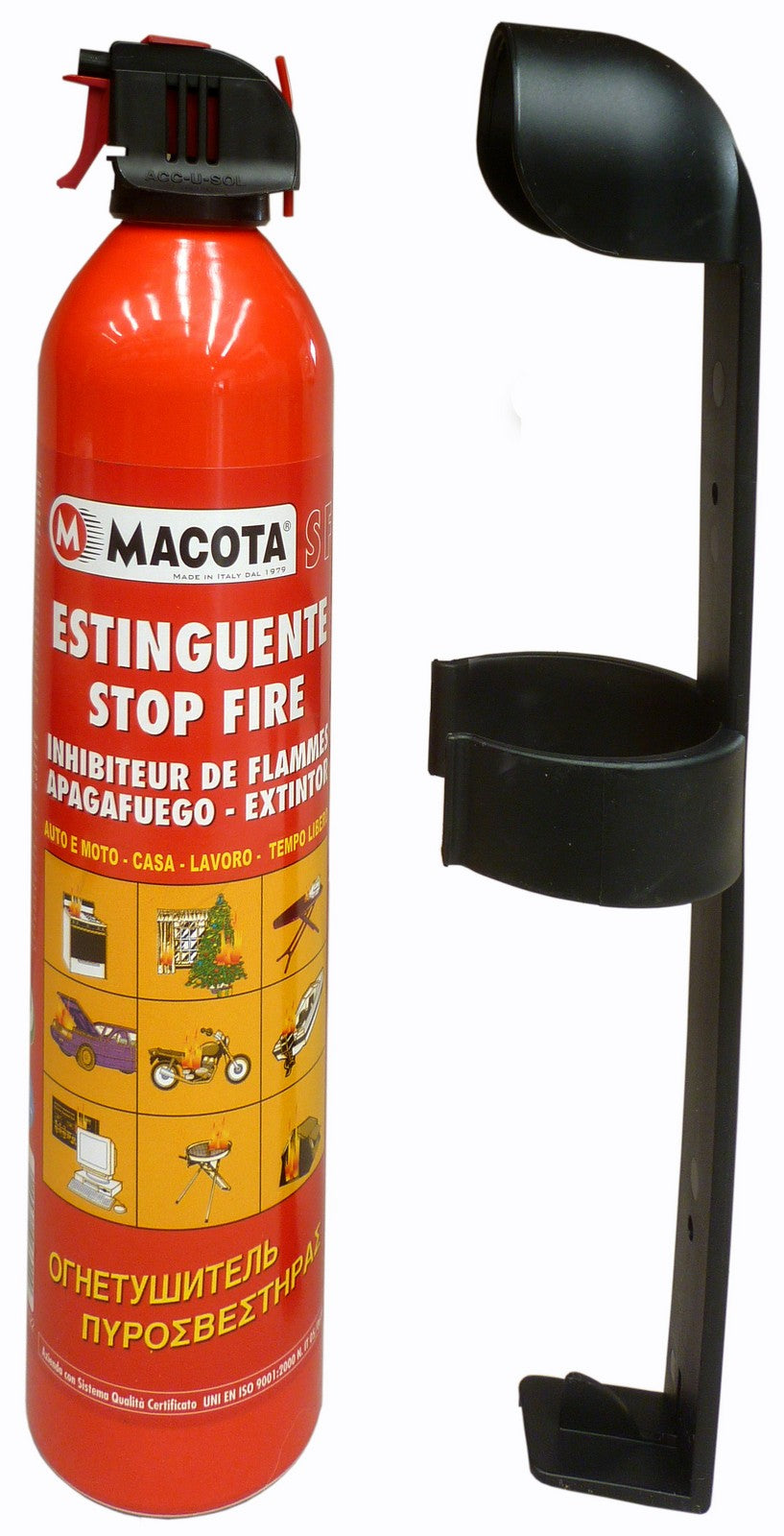 estintore stop fire con supporto 700 ml cod:ferx.42386