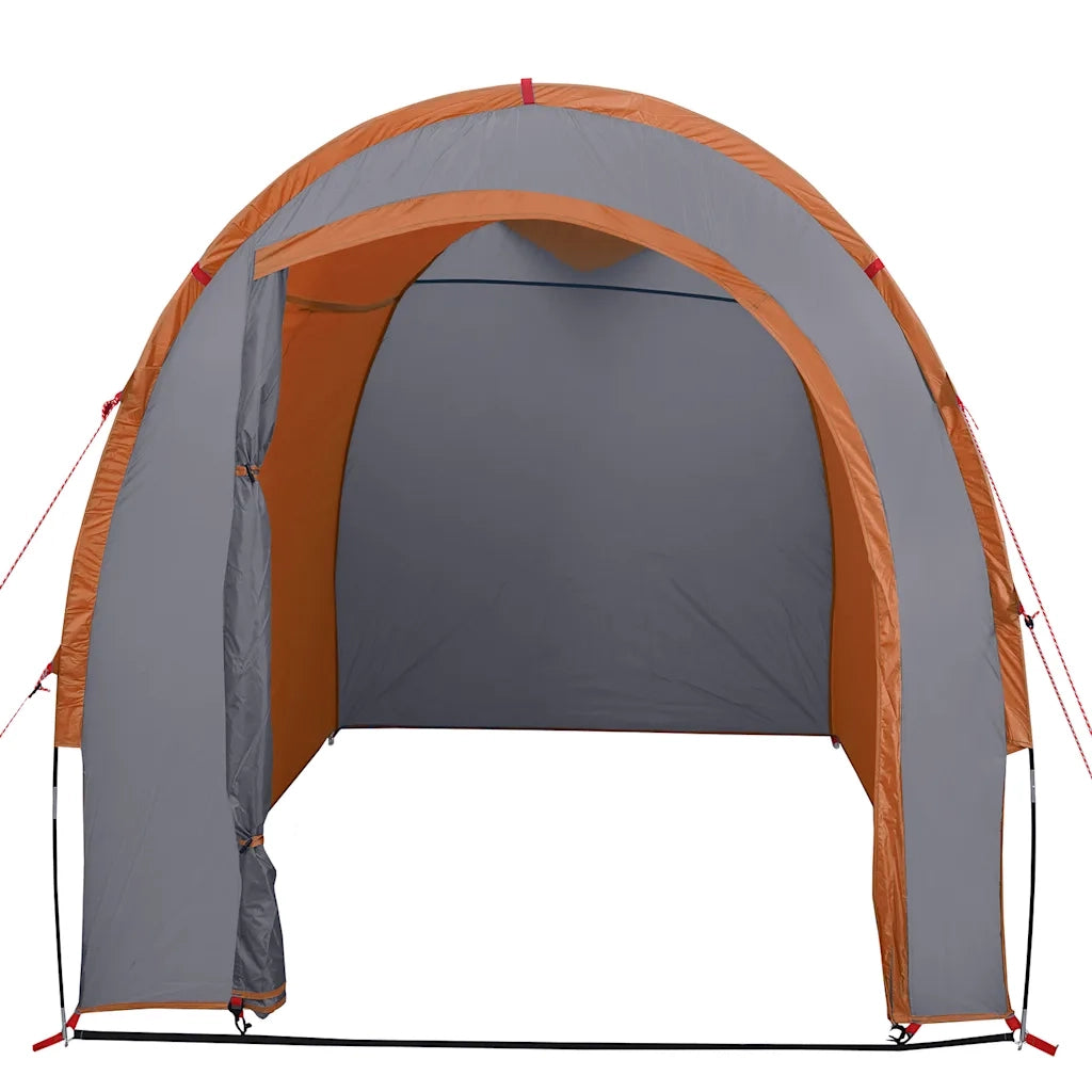 Tenda Portaoggetti-Tenda deposito da esterno Arancione Impermeabile