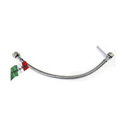 Flessibile r. inox manichetta gas FF/sx cm 70 X CENTRALINA BOMBOLA Made in Italy