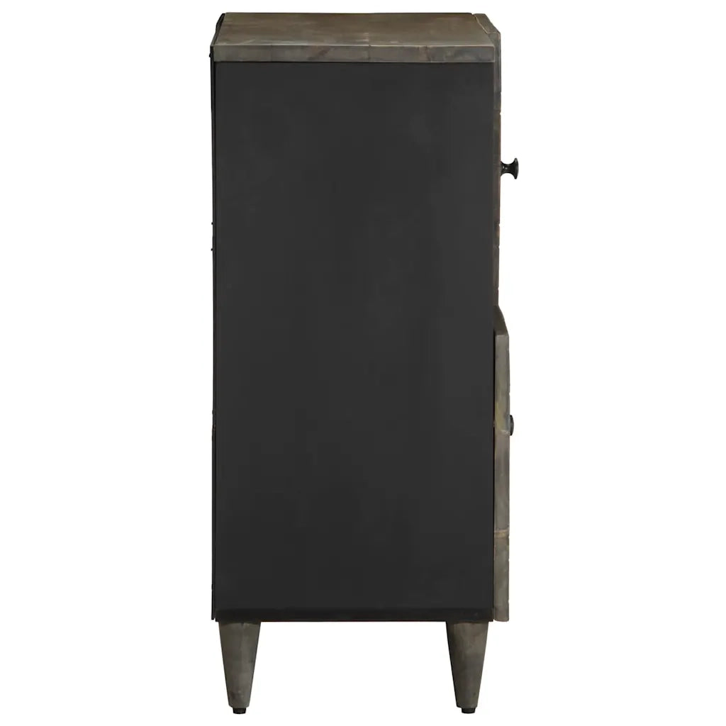 Credenza 80x33x75 cm in Legno Massello di Mango