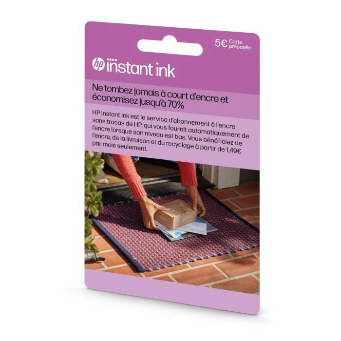 Carta prepagata HP Instant Ink: abbonamento per la consegna di cartucce originali HP