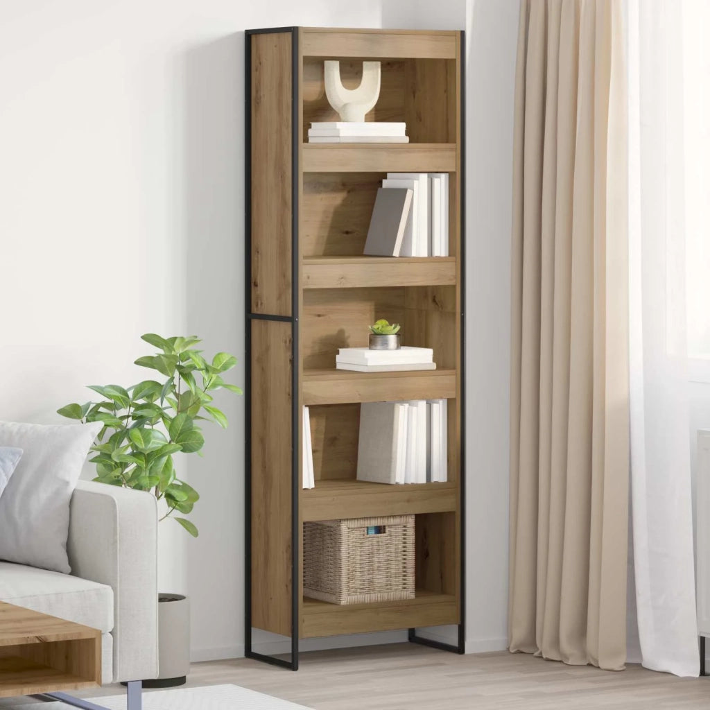 Armadio per Libri 2 pcs Rovere Artigianale 60 x 30 x 189,5 cm 3403003
